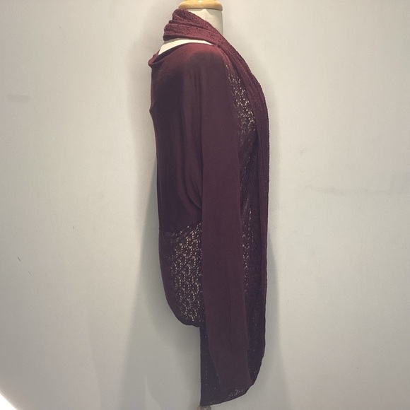 GRACE & LACE OPEN KNIT LIGHT WEIGHT TWO FIT KNIT CARDIGAN One size fits most NWT - Picture 11 of 11